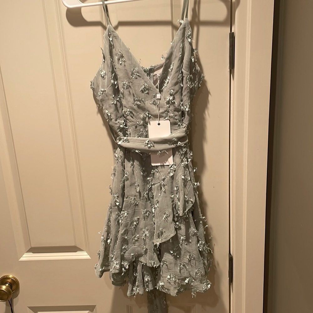 NWT Saints + Secrets Jade Wrap Dress (Optional Sash). Au 10, US Medium